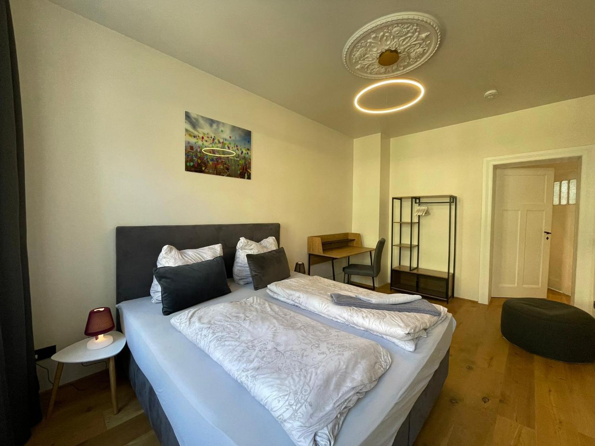 Soul-Apartment Balkon Privatparkplatz 2 Boxspringbetten 55Zoll Tv Wlan Lipsk Zewnętrze zdjęcie