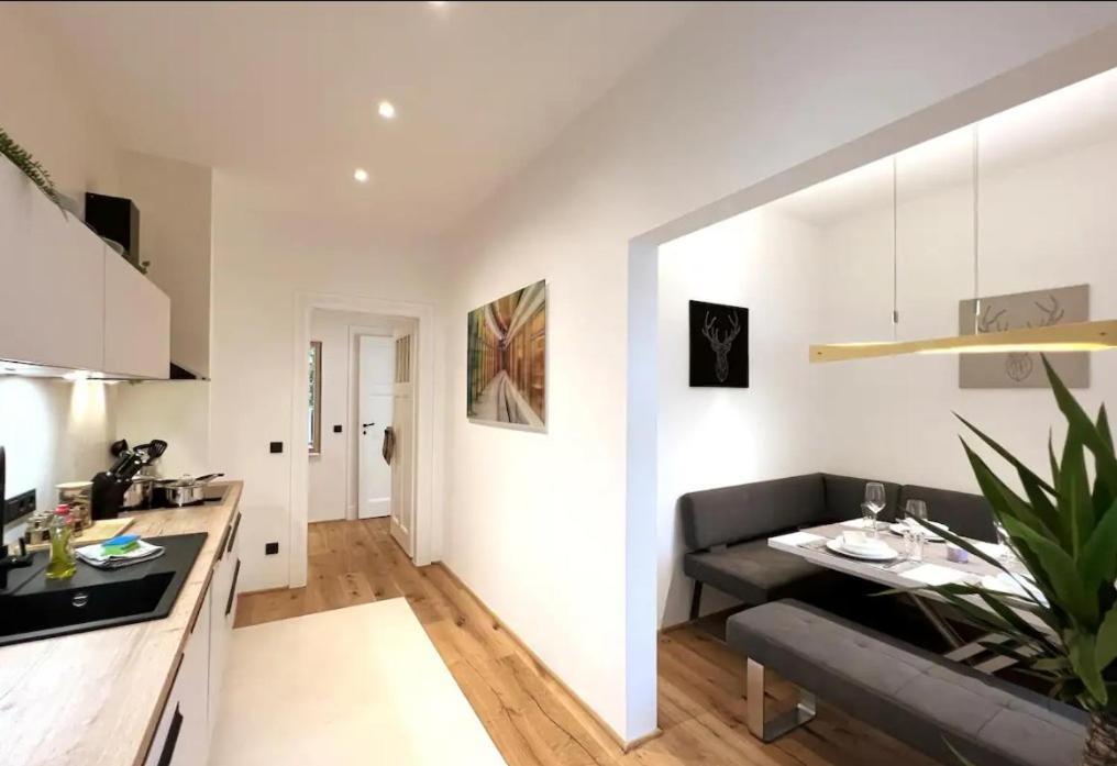 Soul-Apartment Balkon Privatparkplatz 2 Boxspringbetten 55Zoll Tv Wlan Lipsk Zewnętrze zdjęcie