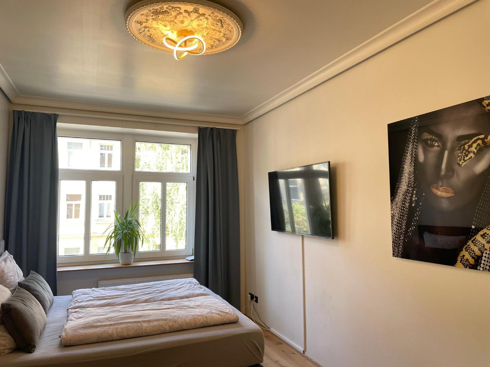 Soul-Apartment Balkon Privatparkplatz 2 Boxspringbetten 55Zoll Tv Wlan Lipsk Zewnętrze zdjęcie