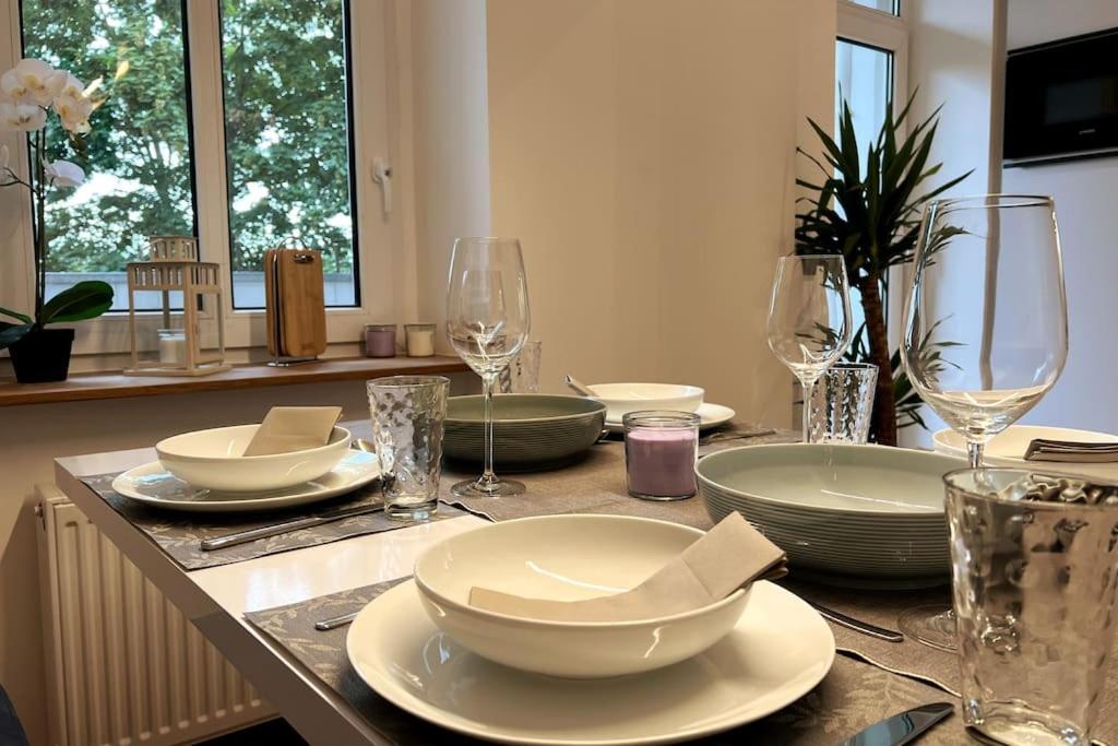 Soul-Apartment Balkon Privatparkplatz 2 Boxspringbetten 55Zoll Tv Wlan Lipsk Zewnętrze zdjęcie