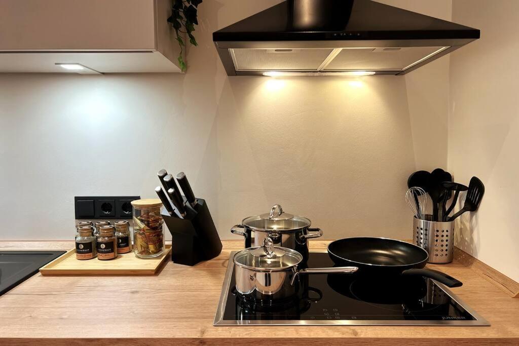 Soul-Apartment Balkon Privatparkplatz 2 Boxspringbetten 55Zoll Tv Wlan Lipsk Zewnętrze zdjęcie